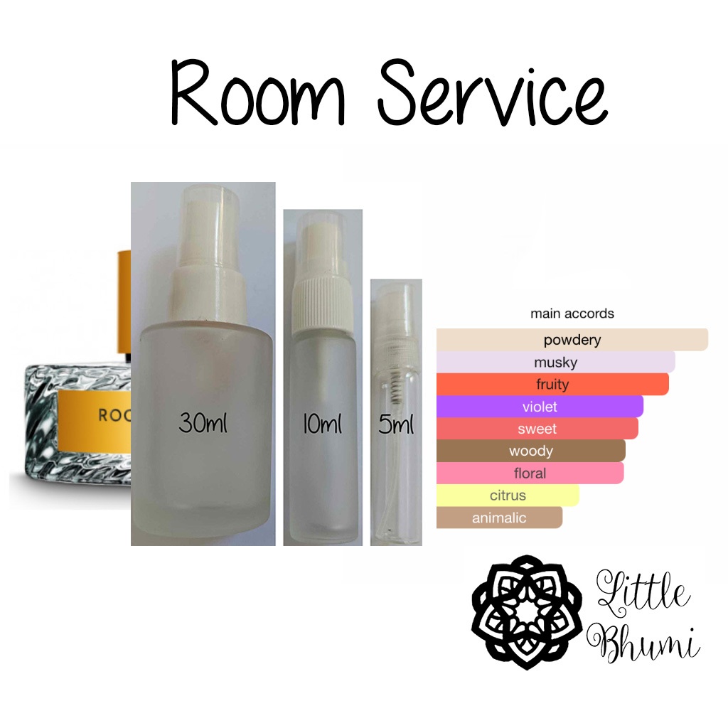 Vilhelm Parfumerie Dear Polly Mango skin Room Service perfume decants