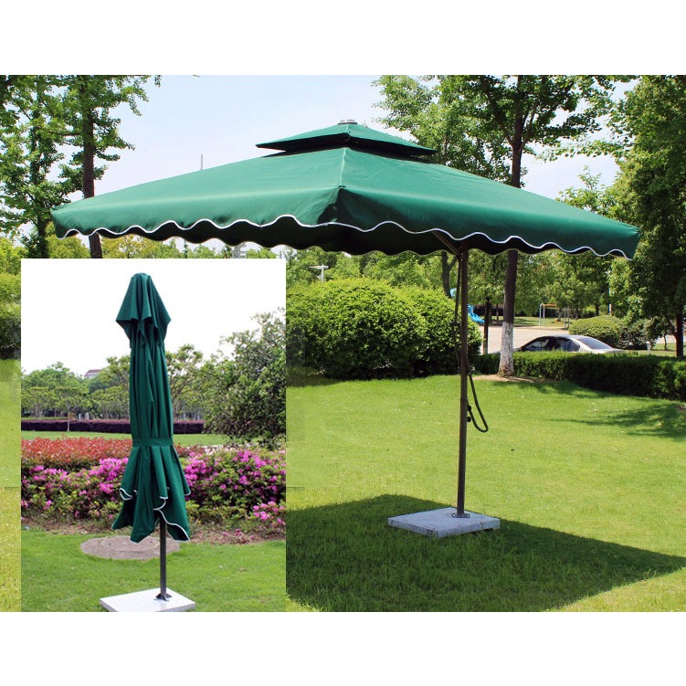 KRUZO HAWAII Large Square Cantilever 2.5 Meters Outdoor Umbrella ...