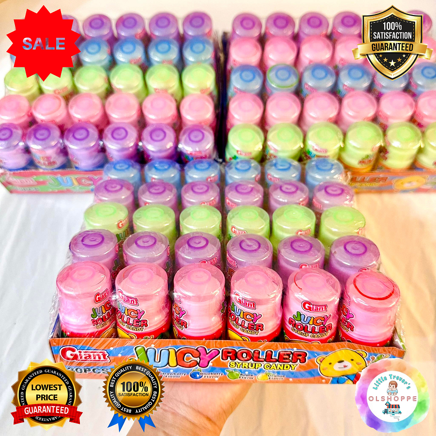 JUICY ROLLER CANDIES CHEWY GUMS fruit flavor candy chewy kids LOOTBAGS ...