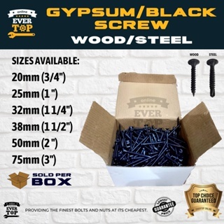 PER SMALL BOX Black Screw/Gypsum screw Wood Steel/Metal ISANG BOX ...