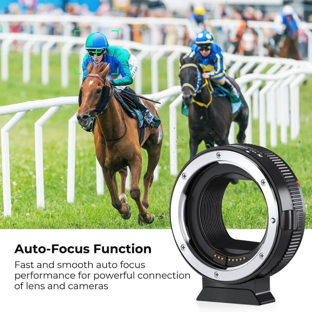 K&F Concept EF-EOS R Auto Focus Adapter for Canon EF Lens to EOS R RP R ...