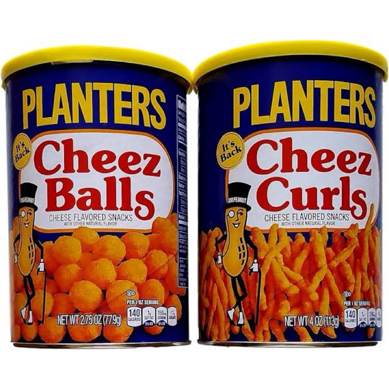 Planters Cheese Balls & Cheese Curls | Shopee Philippines