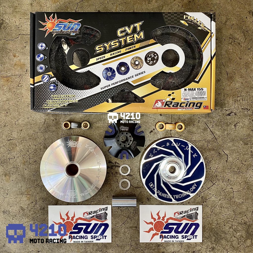 Sun Racing Pulley Set For Yamaha Nmax Aerox W Combi Flyball Shopee Philippines