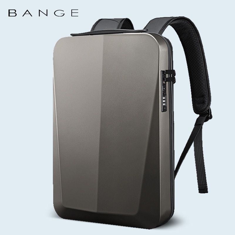 Hard Shell Men High Quality Ultrathin Fashion Bag Laptop Backpack With Combination Lock Laptop Bags