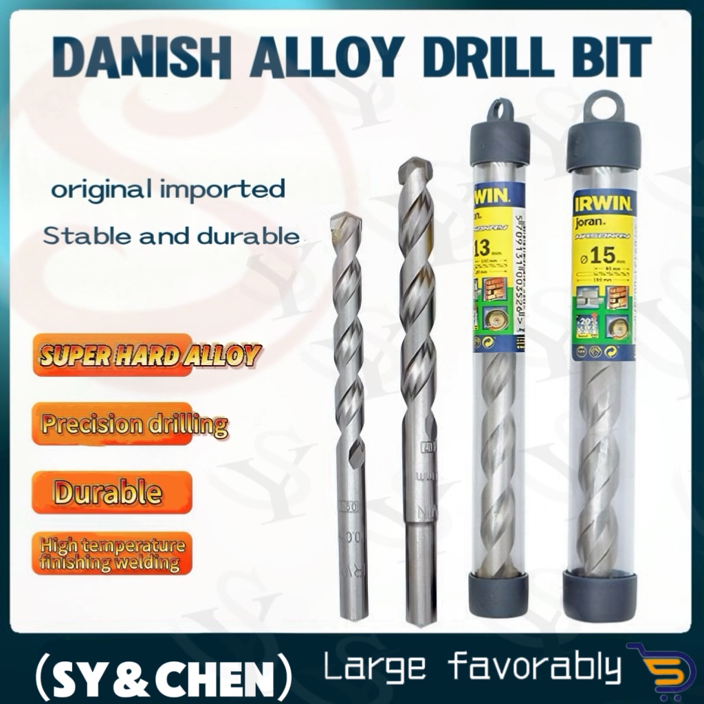 Irwin Masonry Drill Bit Set for Concrete 3mm, 4mm, 5mm, 6mm, 8mm