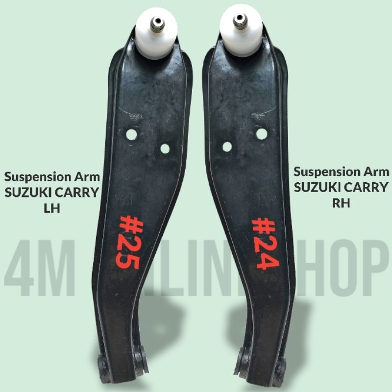 Suzuki Carry F6A Lower Control Arm Set LH/RH - 1991-1993 DD51T DD51B