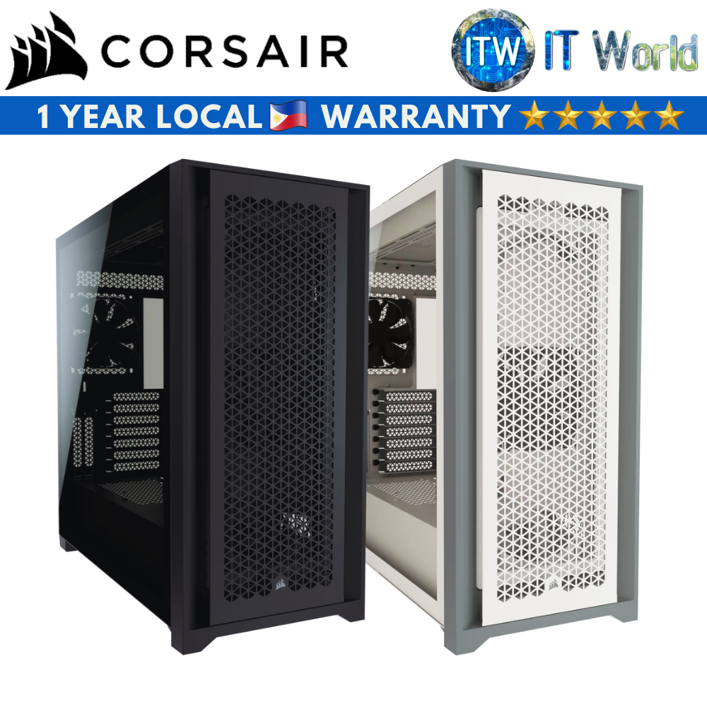 Itw | Corsair Mid-Tower Computer PC Case 5000D Airflow Tempered Glass ...