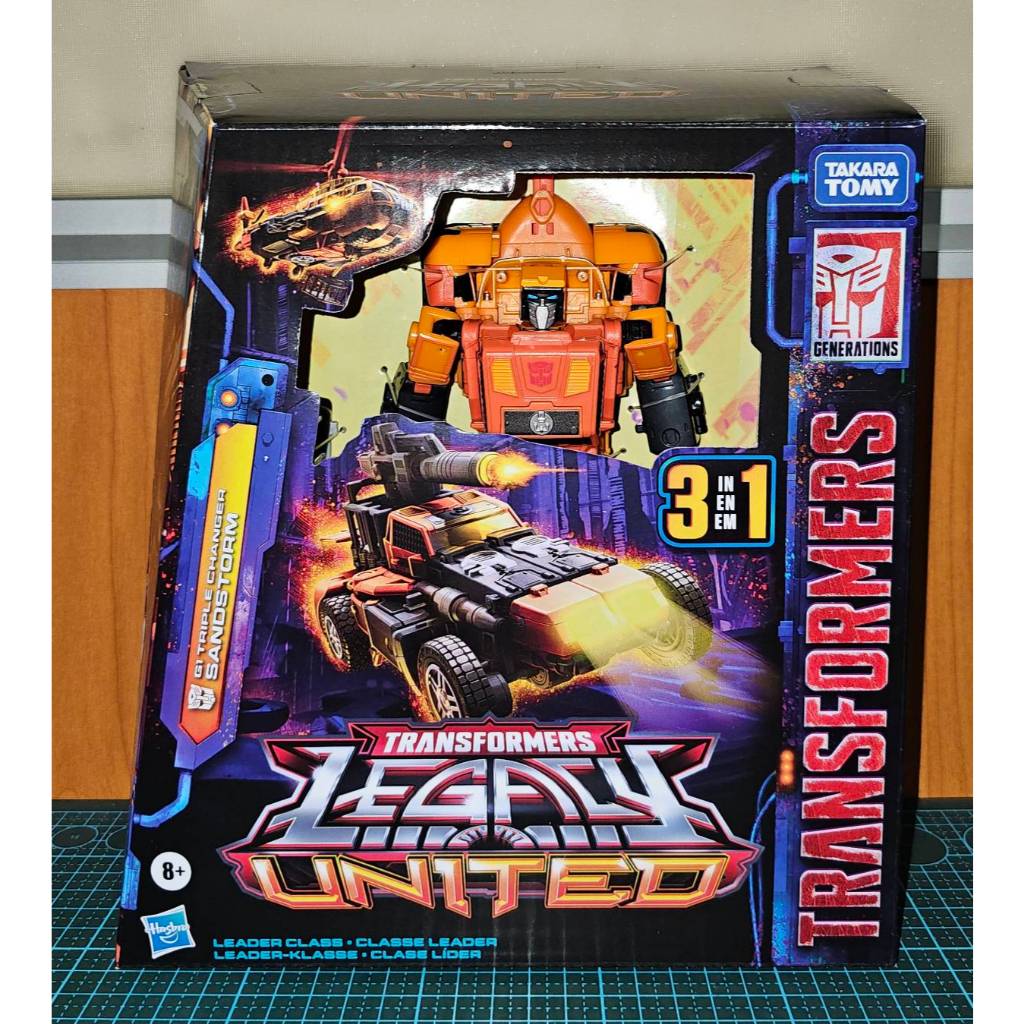 Transformers TF Legacy United Sandstorm G1 Triple Changer Leader Class ...