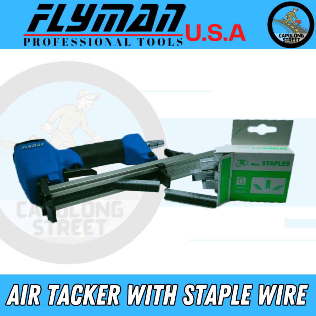 Capulong Flyman Air Tacker With Staple Wire Flyman Air Tacker Flyman ...