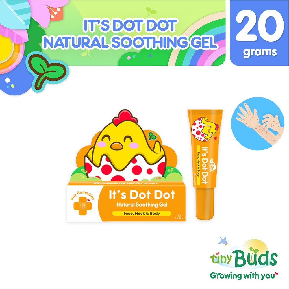 Tiny Buds It's Dot Dot Natural Soothing Gel 20g - Chicken Pox Relief ...