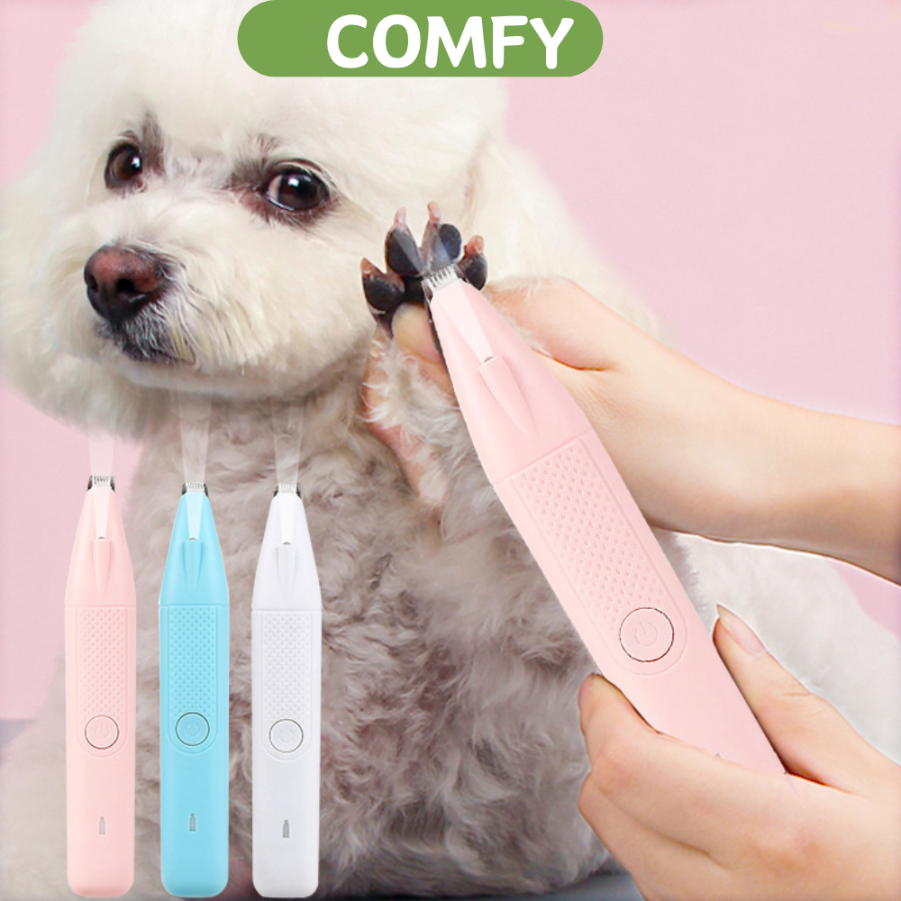 Electric Pet Clippers Cats Dog Foot Hair Trimmer Pet Paw Hair Clipper ...