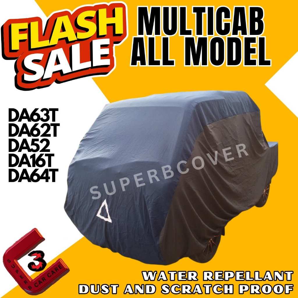 MULTICAB ALL MODEL SDA63T, DA62T, DA52, DA16T, DA64T CAR COVER WATER ...