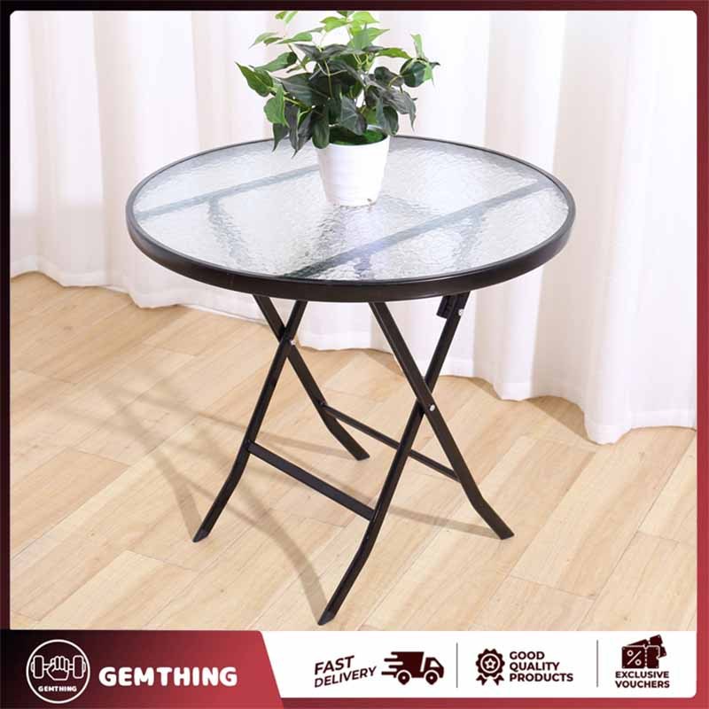 Small Outdoor Folding Glass Table: A Perfect Combination of Style and Convenience