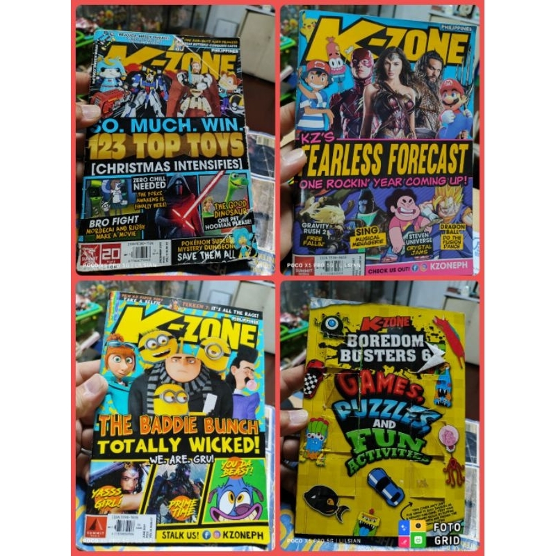 Vintage Kiddie Magazine {KZONE} with foldabot 5/2c | Shopee Philippines