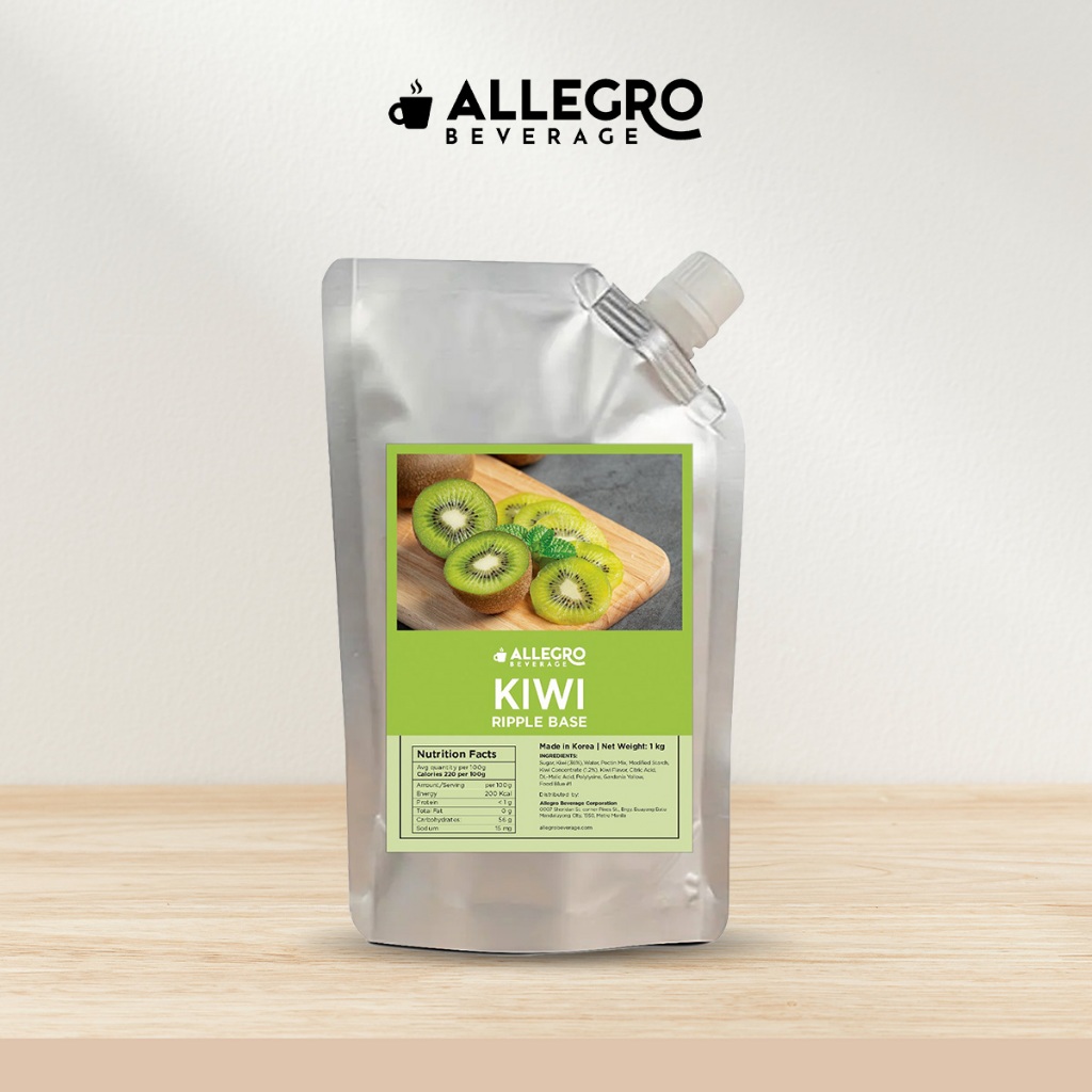 Allegro Ripple Base Purees (Strawberry, Blueberry, Kiwi) | Shopee ...