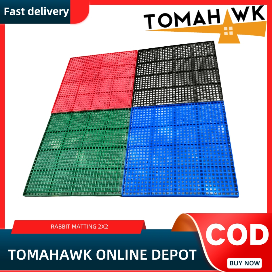 TOMAHAWK SQUARE RABBIT PLASTIC MATTING 2X2 FOR FLOOR MATTING | Shopee ...