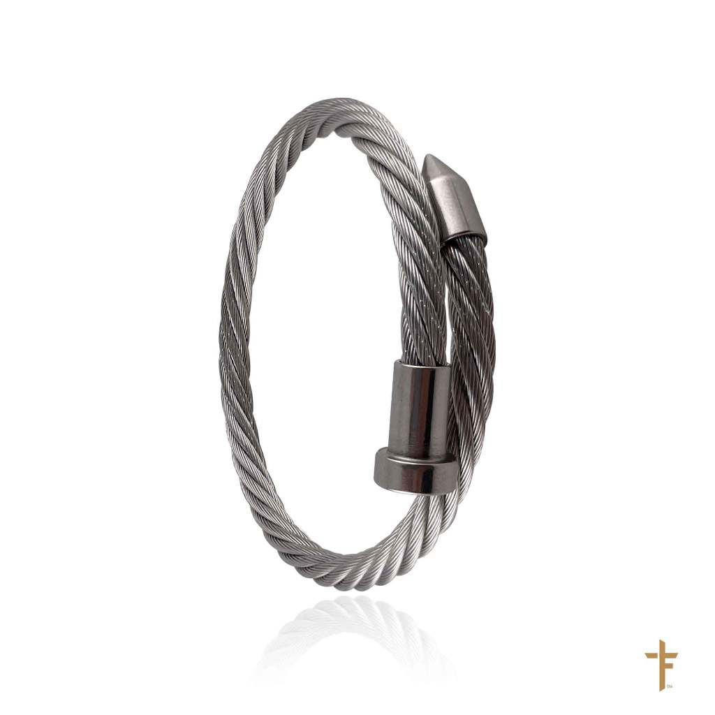 Nautical Copper Rope Bangle (Silver) | Shopee Philippines