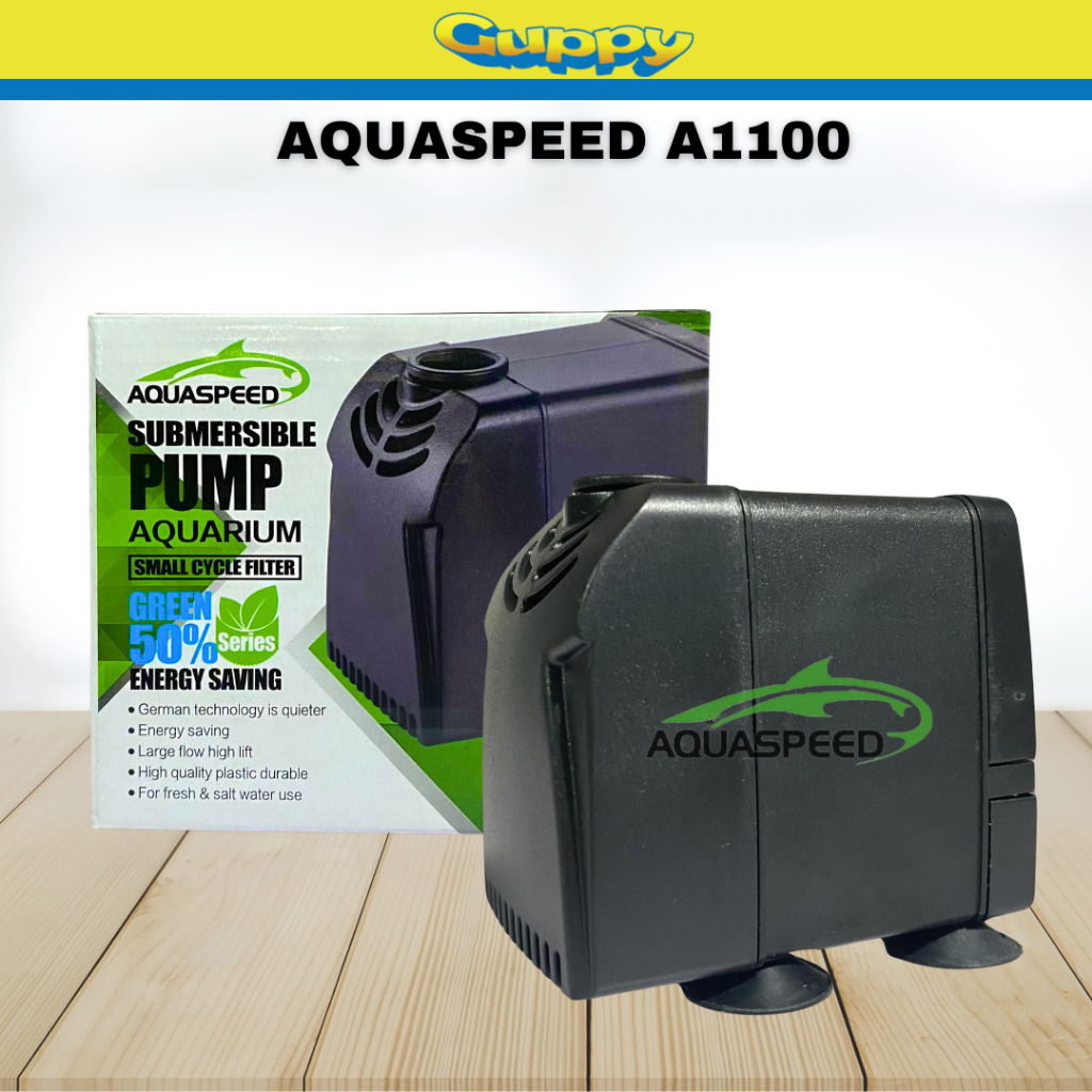 Aquaspeed A1100 Submersible Pump Aquarium Small Cycle Filter 7 Watts ...