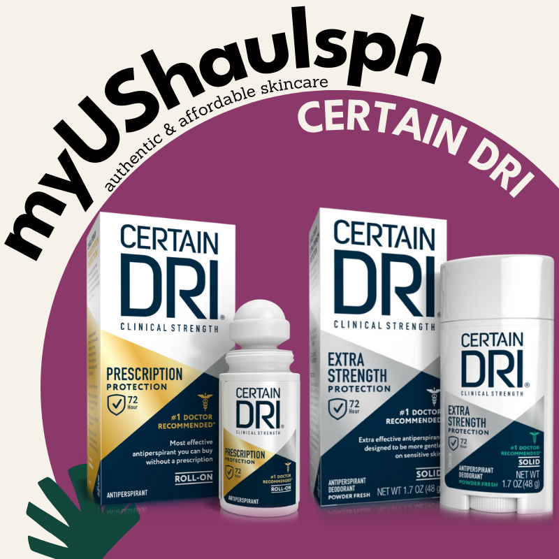 [NEW!] AUTHENTIC CERTAIN DRI Antiperspirant Prescription Strength