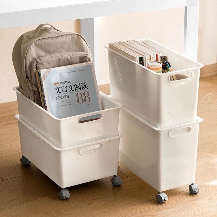 Classy Luxe Storage Rack School Bag Storage Box Movable Office Desk ...