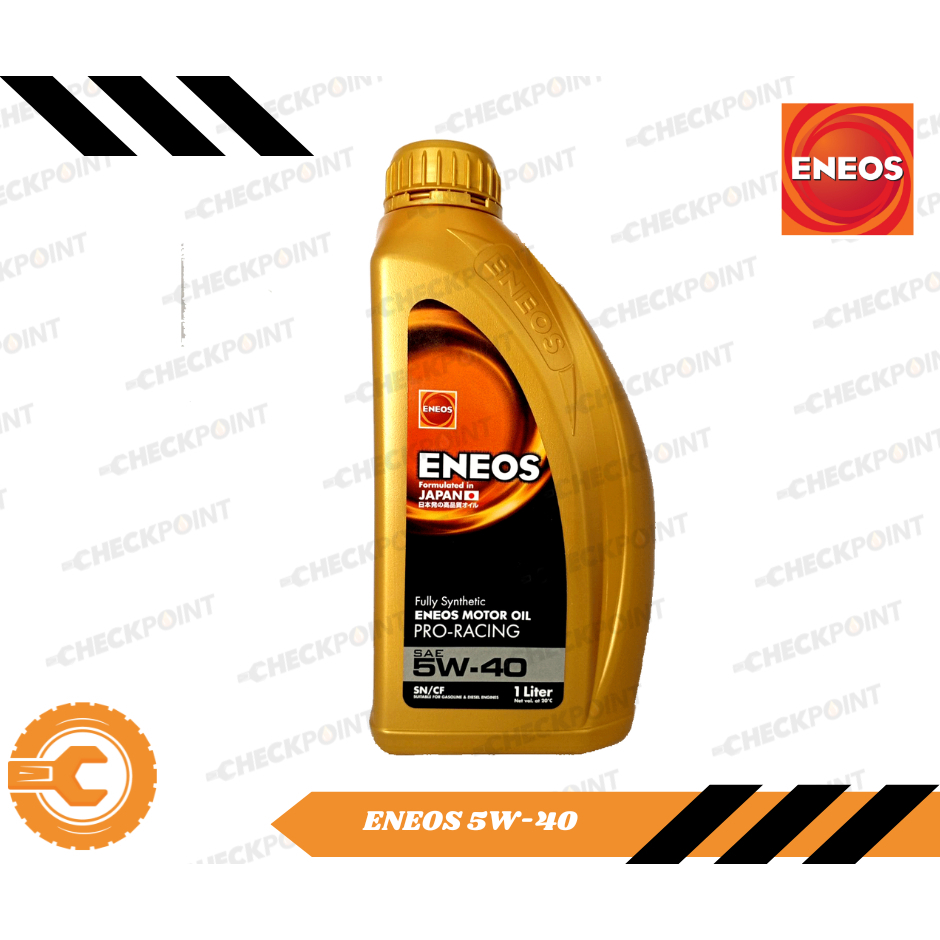 ENEOS Fully Synthetic Motor Oil Pro-Racing SAE 5W-40 for Gasoline ...