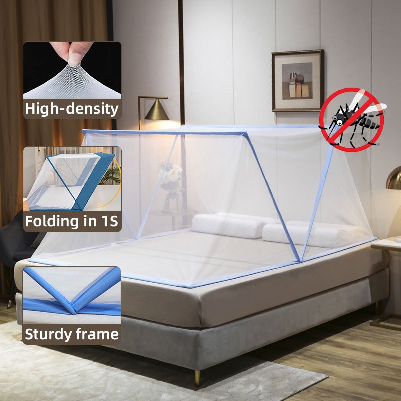 Foldable Mosquito Net 1.8 King/1.5 Queen Bed Size Mosquito Nets Decor ...