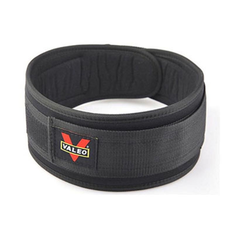 Valeo Weight Lifting Belt Plain Black VAL009 Gym Weightlifting belt