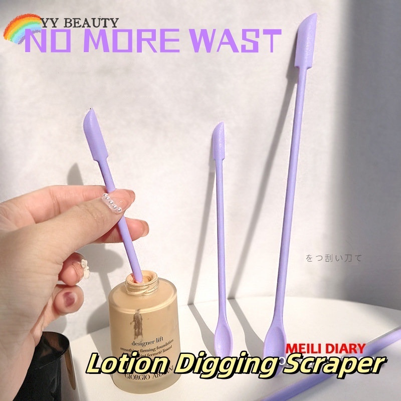 Double-head Scraper Cosmetic Deep Bottle Scraper Lengthened Dig Spoon ...
