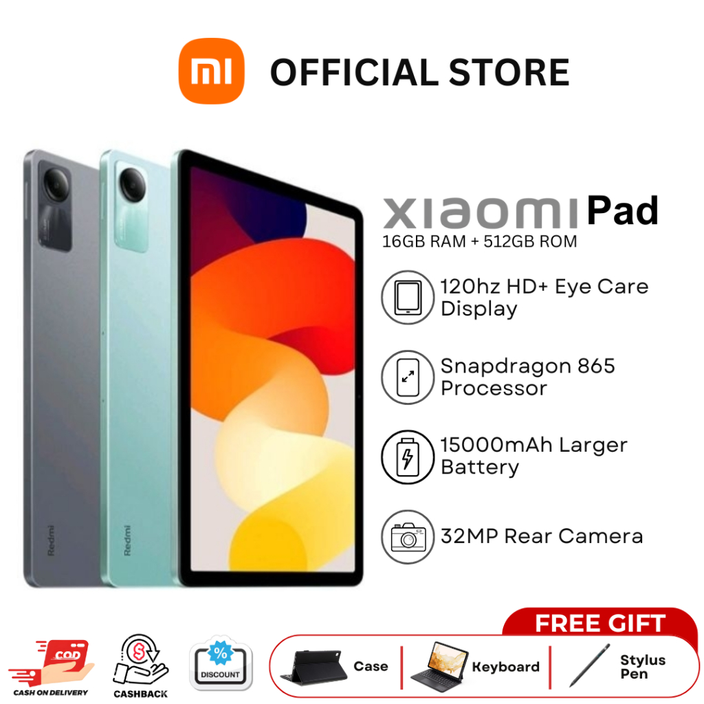 Xiaomi redmi pad tablet 10 5 pro 16 512gb rom learning tablet online