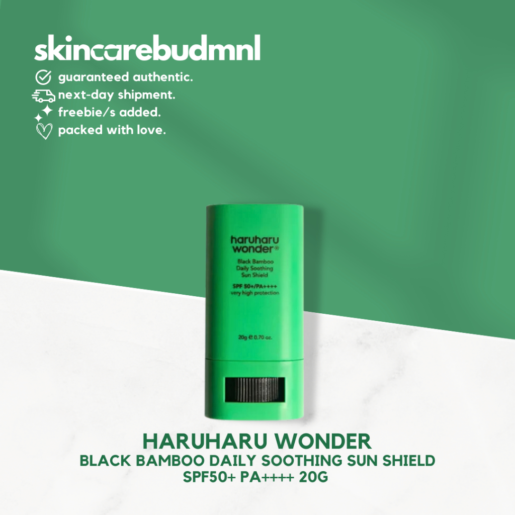 Haruharu Wonder Black Bamboo Daily Soothing Sun Shield Stick SPF50+ PA ...