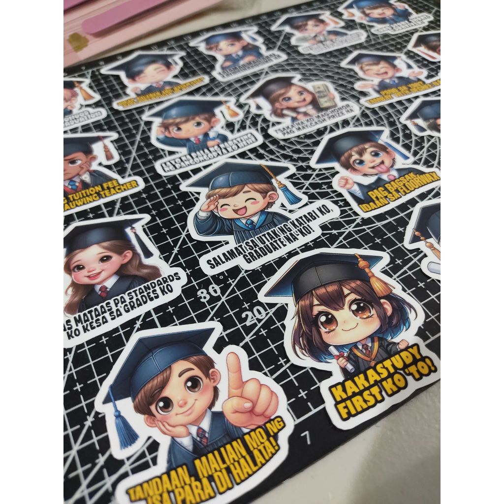 Graduation Stickers with Witty Labels sold by 10s | Shopee Philippines