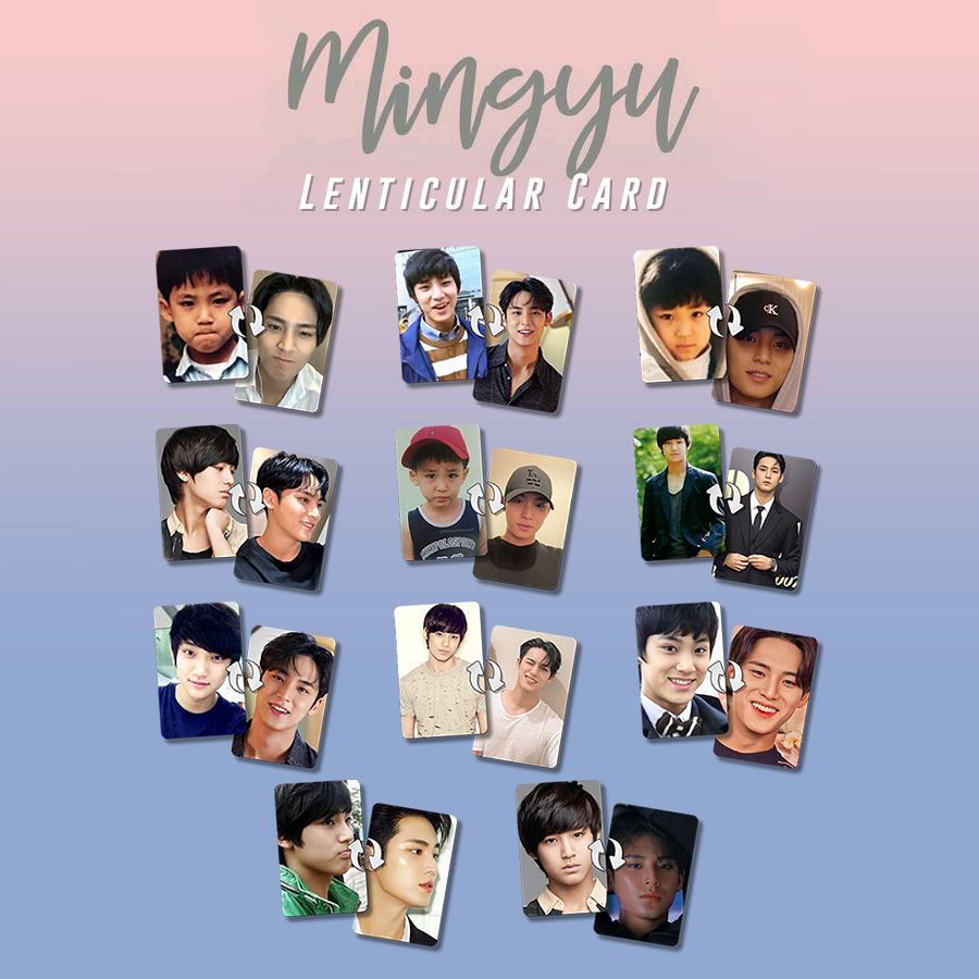 Seventeen Svt Mingyu Pre Debut Lenticular Lenti Motion Photocards