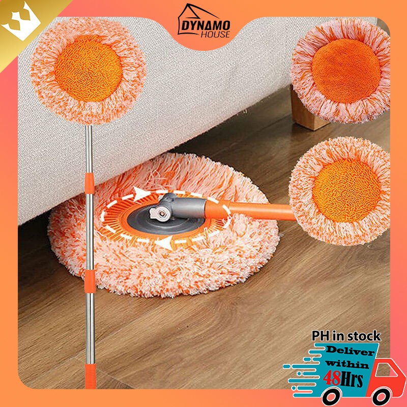 Floor Mop with Extendable Long Handle Car Cleaning Mop Retractable ...