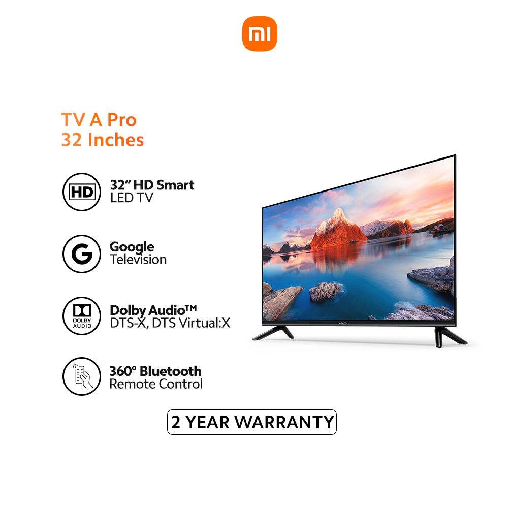 Xiaomi TV A Pro 32 inch Full HD Dolby Audio Premium Metallic Frame Android  Smart TV | Shopee Philippines