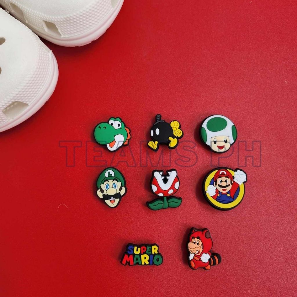 CROCS CLOGS JIBBITZ ACCESSORY MARIO 2 (CROCS NOT INCLUDED) | Shopee ...
