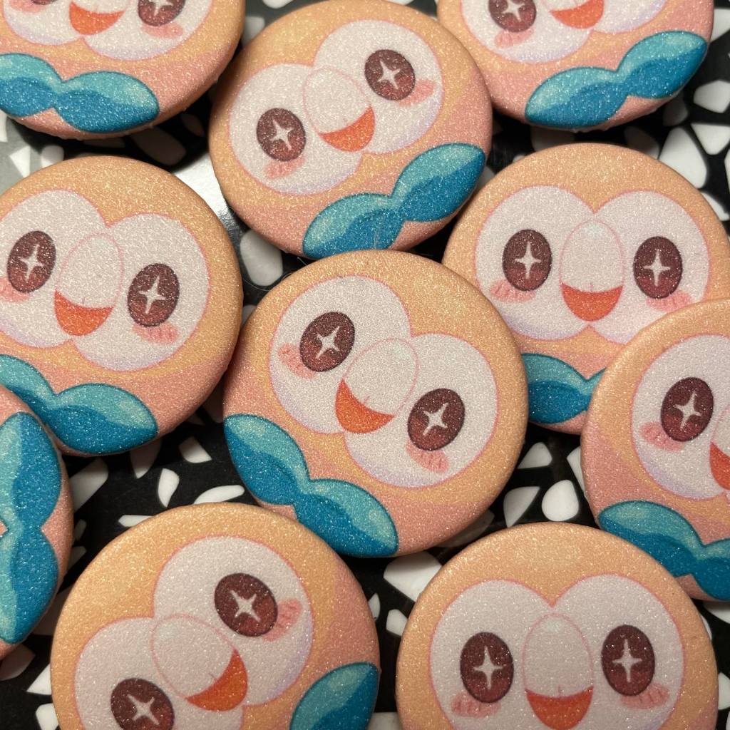 Rowlet Pokemon Button Pin by KYEWPI | Shopee Philippines