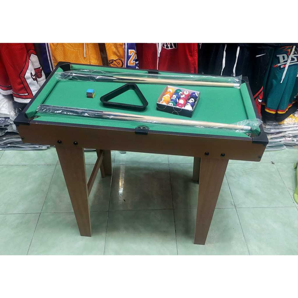Mini Billiard Table Set for Kids Table Top Pool Set Family Games 27.5 x ...
