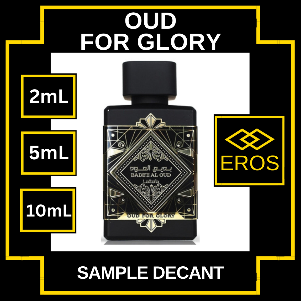 Lattafa Oud For Glory 1mL 2mL 5mL DECANT perfume sample vial repacked