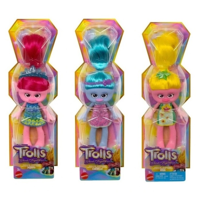 Mattel, DreamWorks Trolls Band Together, Trendsettin’ Fashion Dolls ...