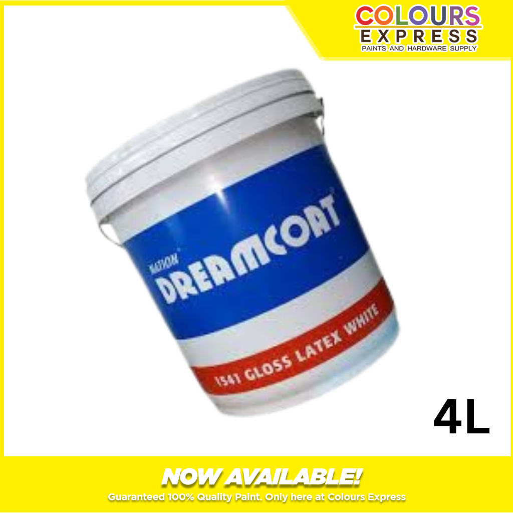 Nation Dreamcoat Gloss Latex White Paint 4L | Shopee Philippines