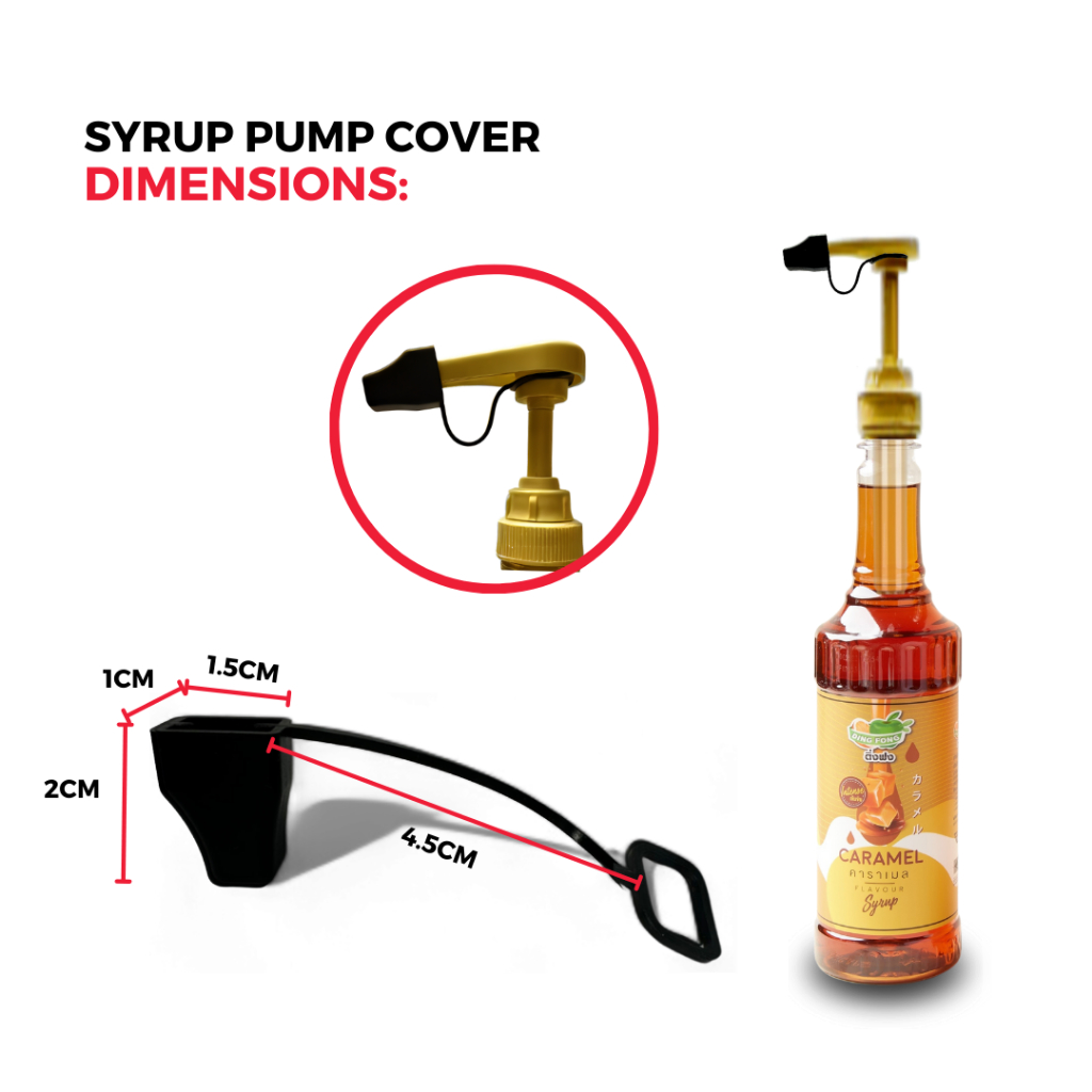 Syrup Pump Cover Black Rubber Compatible with Syrup Pumps | Shopee ...