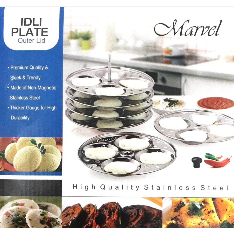 Marvel Mini Idli Stand - Indian Steam Rice Cake Steamer Stand ...