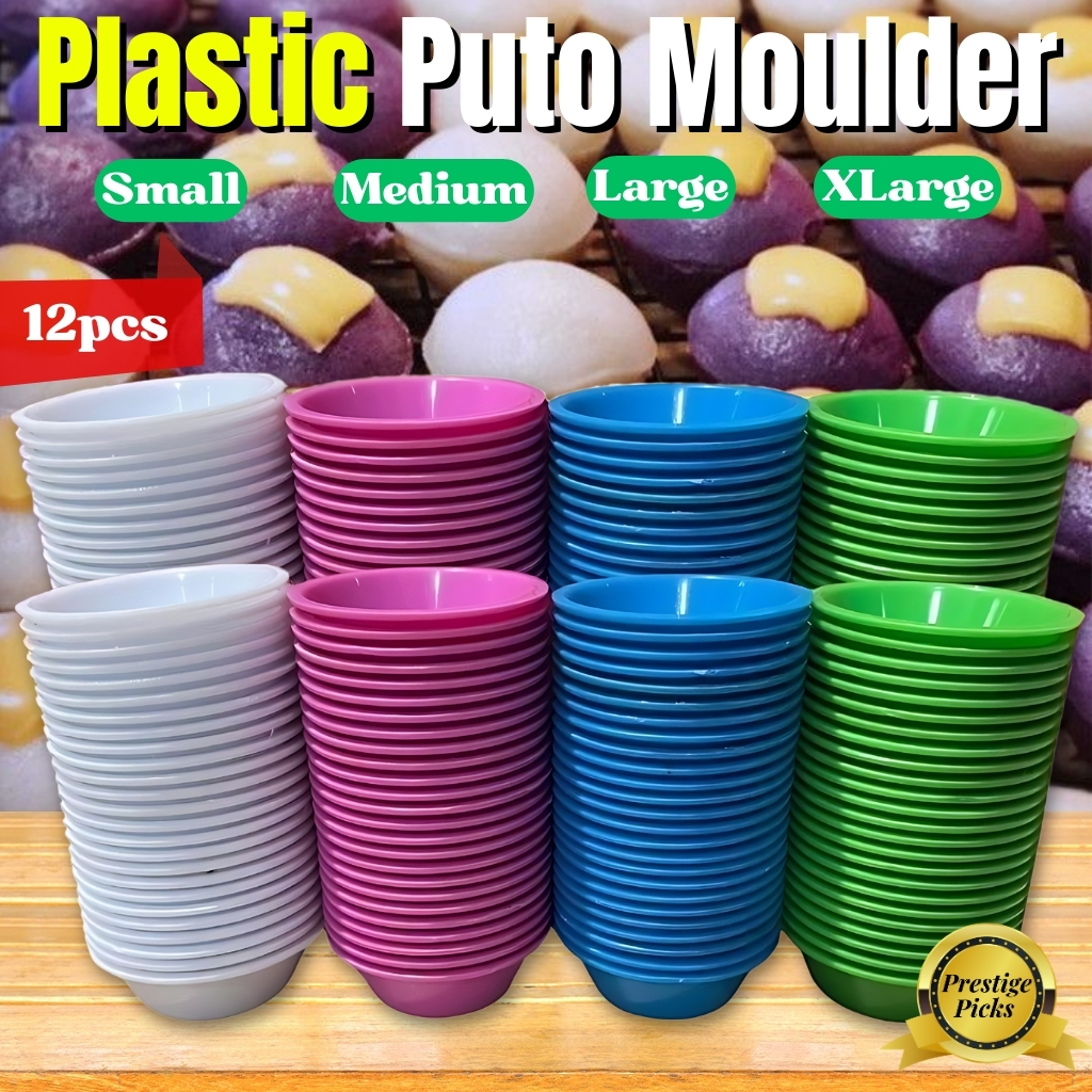 12Pcs Set Plastic Puto Molder Cups Baking Molder Baking Tools For ...