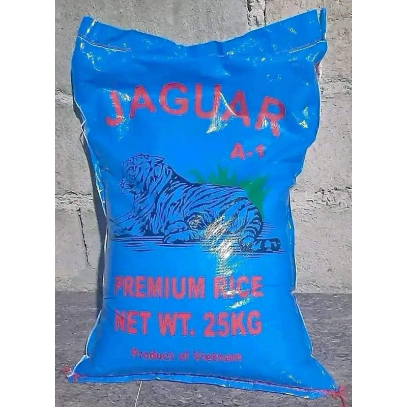 25 kilos Jaguar White Premium Rice long white grain no