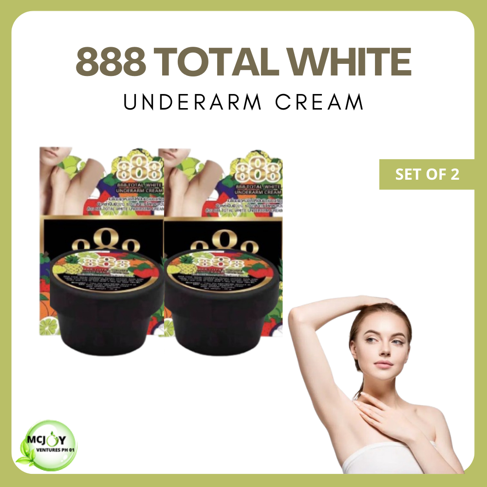 SET OF 2 888 UNDERARM TOTAL WHITENING CREAM for ALL Skin Types Anti Dark Anti Black Underarm