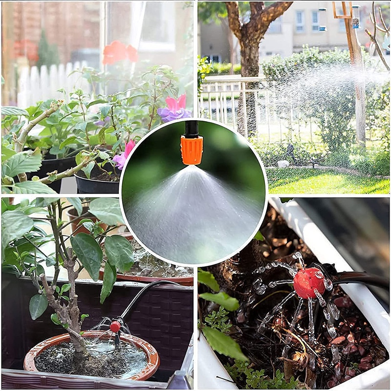 15M/30M Garden Watering Hose Set Timer Pipe Garden Auto Irrigation ...