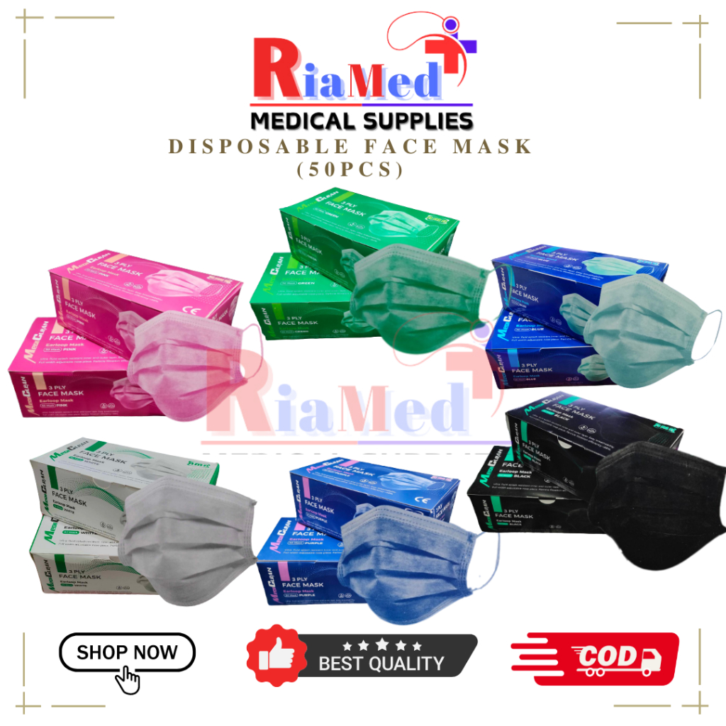 Disposable Face Mask (50pcs) FDA approved | Shopee Philippines