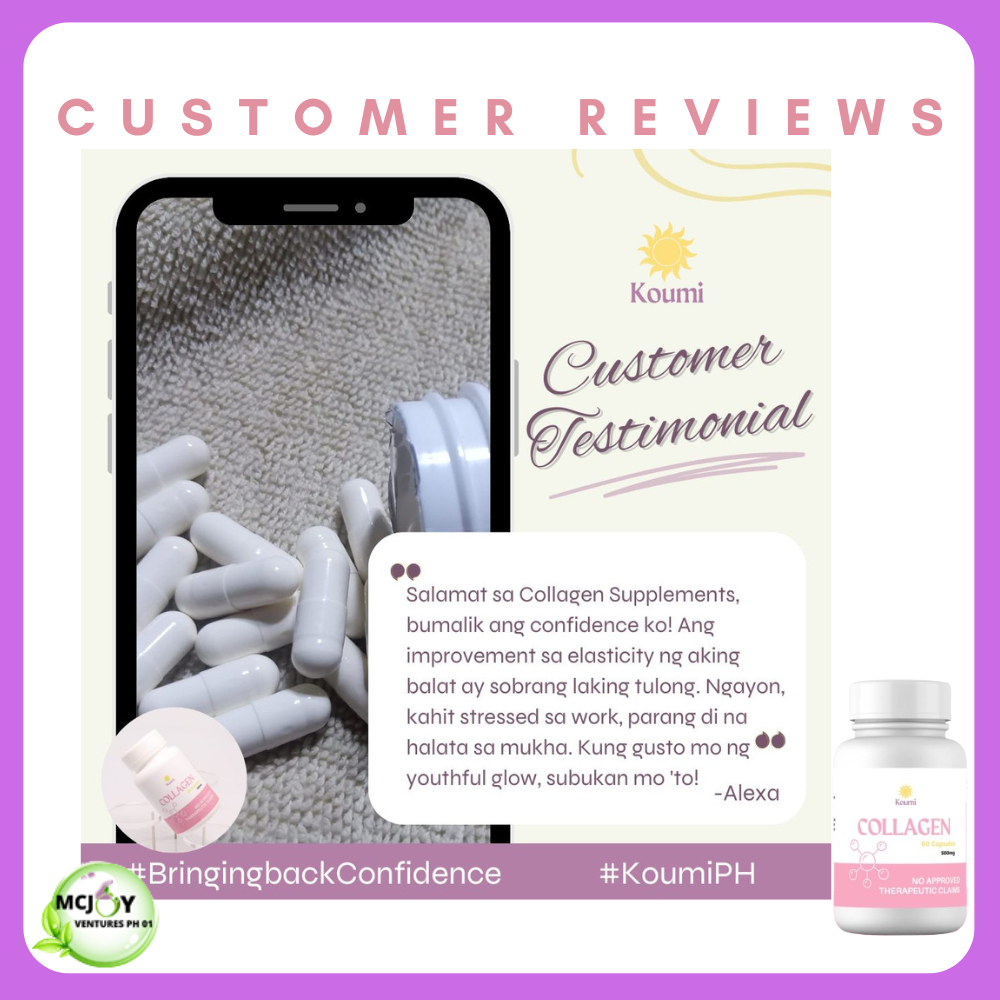 Koumi Collagen Capsule 1 Bottles 60caps Supplement 500mg Improve Skin