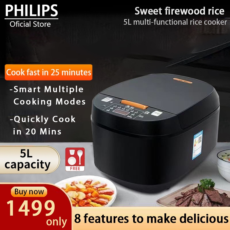 PHILIPS Smart Rice Cooker 5 liters large capacity home rice cooker ...