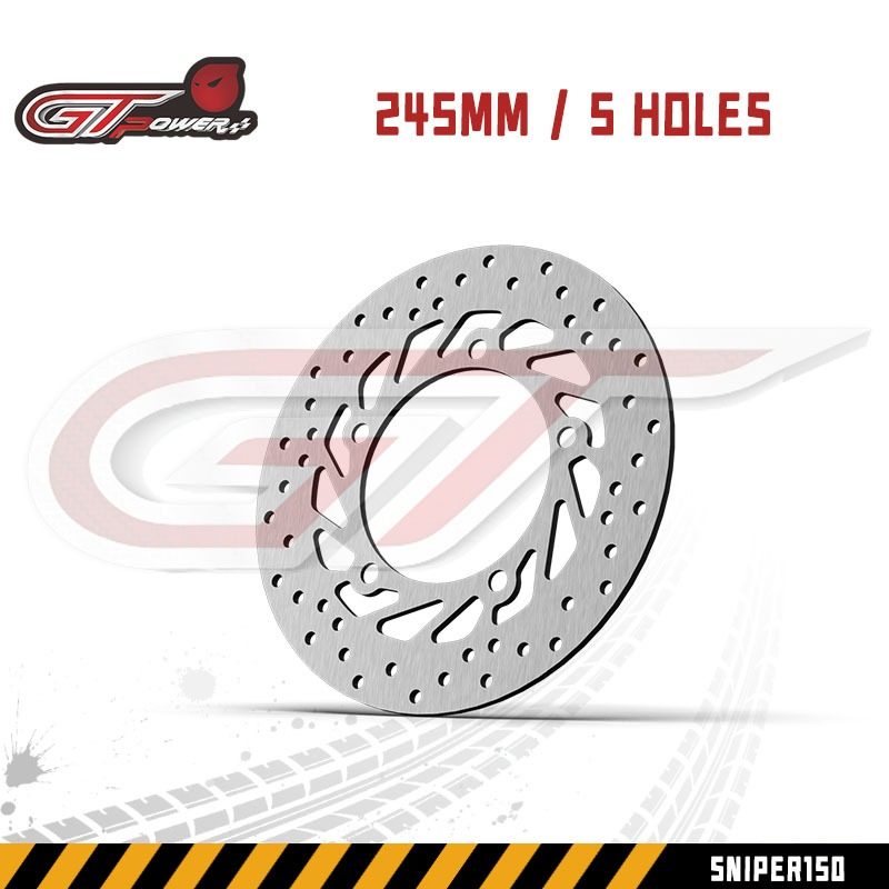 LIGHTEN DISC SNIPER150 / LC150 FRONT 245MM 5 HOLES 3.5MM Made In ...
